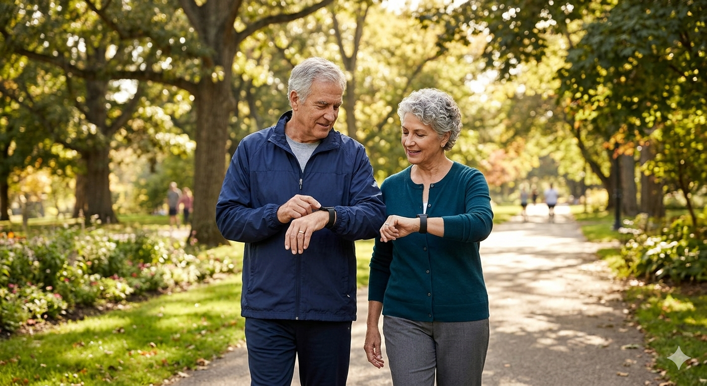 ElderCoupleSmartWatches