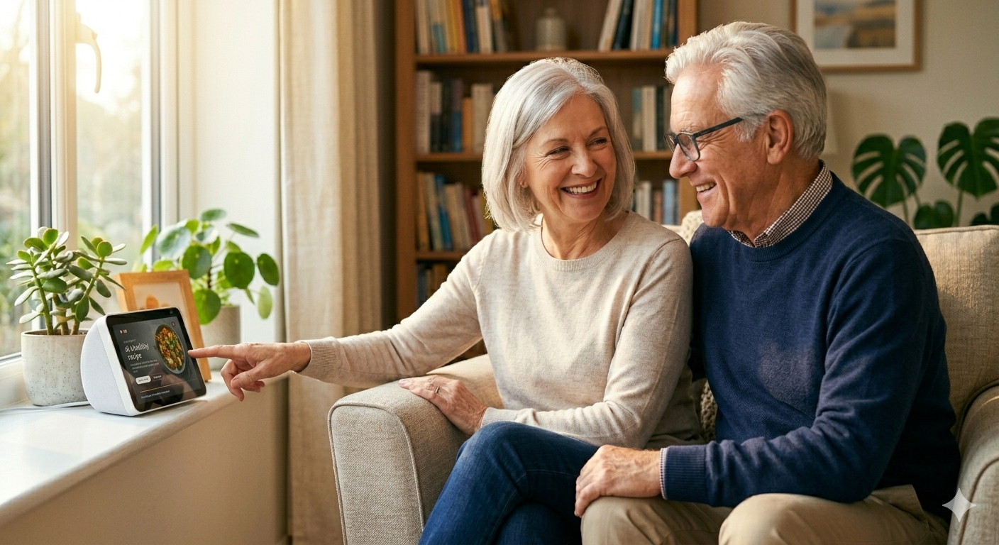 WomanAndManGoogleHome